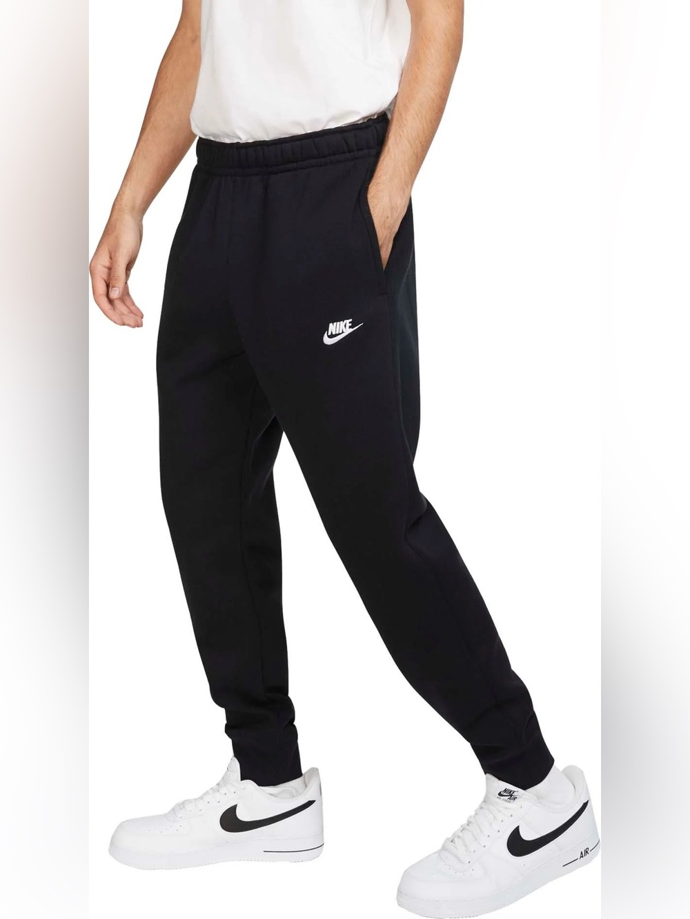 NWT Nike small black and white sweatpants